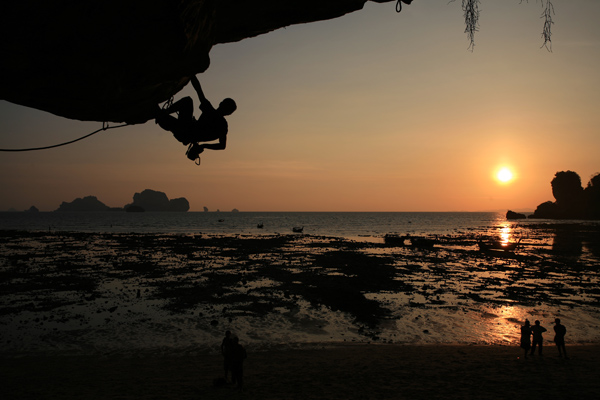 climb railay tonsai thailand climbing